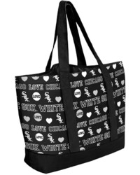 Black and White Print Tote Bag