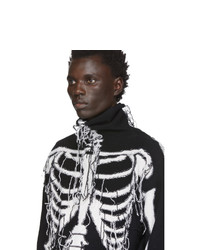 Loewe Black And White William De Morgan Skeleton Turtleneck