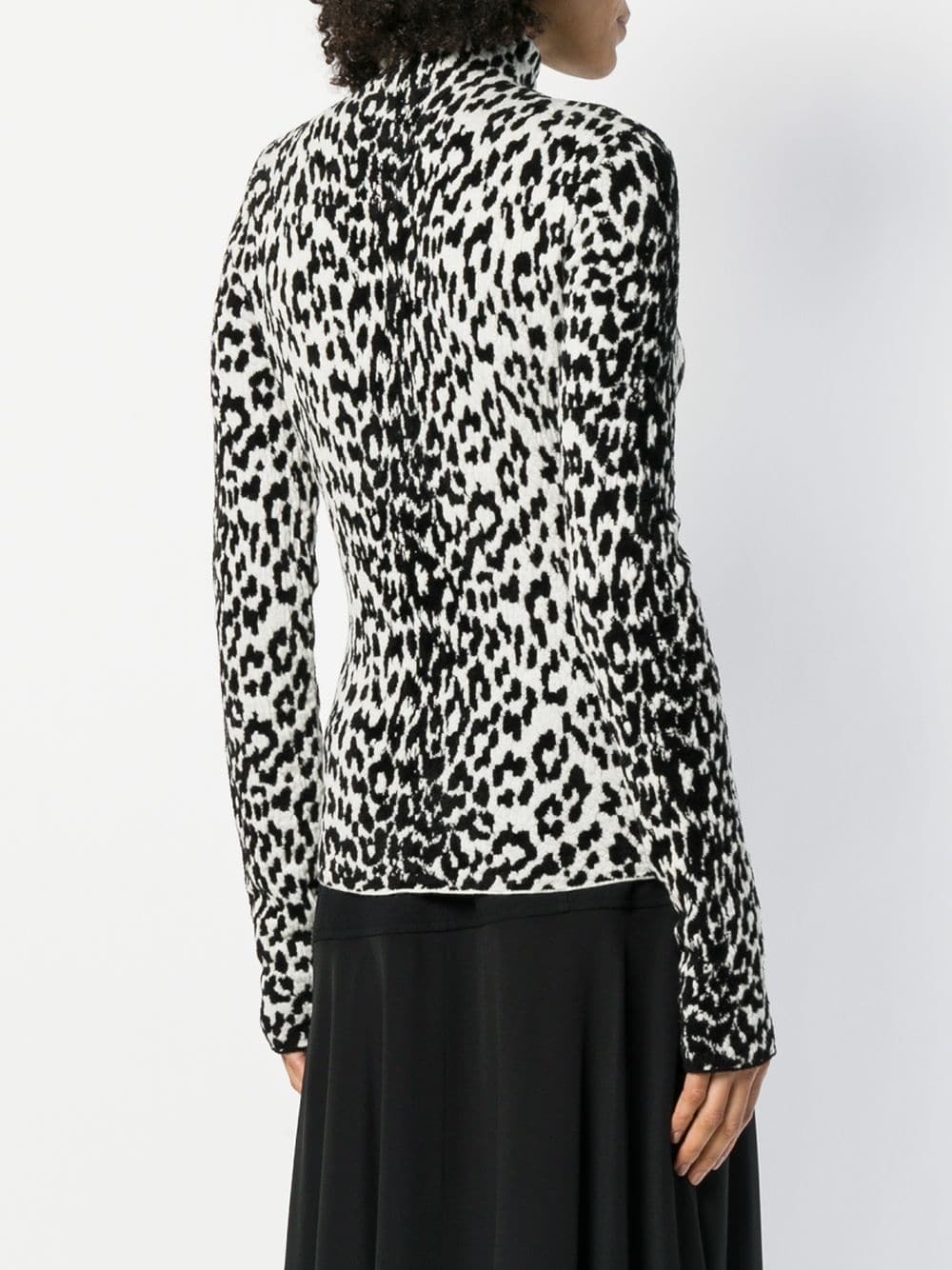 Givenchy Leopard Print Turtleneck Sweater, $733 | farfetch.com