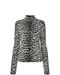 Givenchy Leopard Print Turtleneck Sweater
