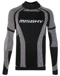 Misbhv Logo Print Roll Neck Sweater