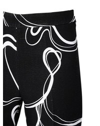 Giambattista Valli Flared Printed Crepe Trousers