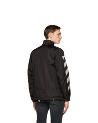 Off-White Black And Grey Diag Track Jacket