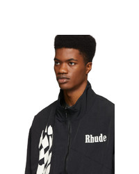 Rhude Black Track Jacket