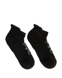 Black and White Print Wool Socks