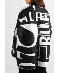 Balenciaga Printed Quilted Cotton Poplin Jacket