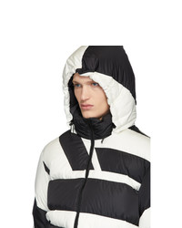 Moncler Genius Black And White Down Plungery Jacket