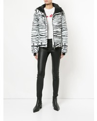 Kru Zebra Stripe Puffer Jacket