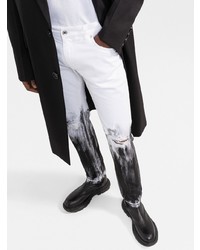 Dolce & Gabbana Printed Straight Leg Jeans