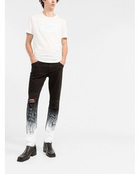Dolce & Gabbana Brushstroke Print Slim Fit Jeans