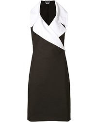 Moschino Boutique Contrast Collar Sleeveless Dress