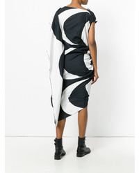 Junya Watanabe Optical Print Asymmetric Dress