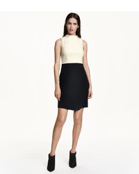 H&M Sleeveless Dress Blackwhite Ladies
