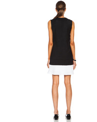 Victoria Beckham Victoria Asymmetric Skirt Shift Viscose Blend Dress