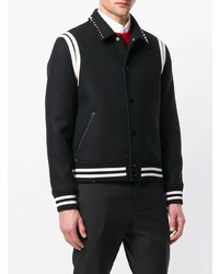 Valentino Studded Collar College Jacket