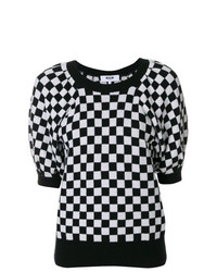MSGM Checkered Knit Sweater