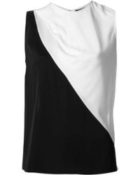 Raoul Contrasting Panels Sleeveless Top