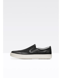 Vince Archie Mesh And Leather Slip On Sneaker