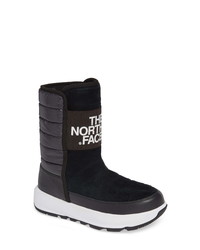 Black and White Snow Boots