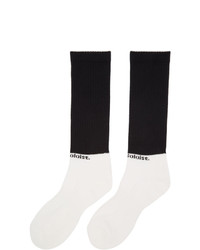 TAKAHIROMIYASHITA TheSoloist. Black And White Sk8 Socks