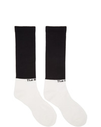 TAKAHIROMIYASHITA TheSoloist. Black And White Sk8 Socks