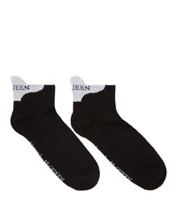 Alexander McQueen Black Mcqueen Signature Socks