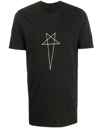 Rick Owens DRKSHDW Star Print Mid Length T Shirt