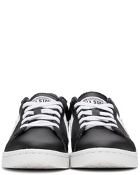 Converse Black White Leather Pro Ox Sneakers