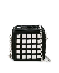 Tomasini Mirror Embellished Rubix Cube Bag