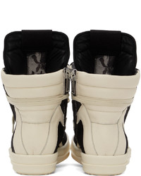 Rick Owens Black Geobasket Sneakers