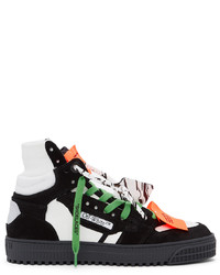 Off-White Black Purple Off Court 30 High Sneakers
