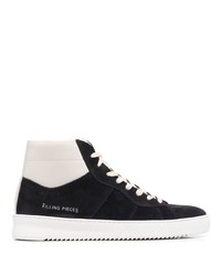 Filling Pieces Logo Print High Top Sneakers