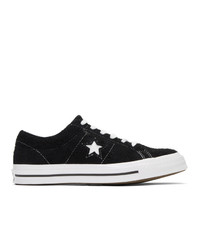 Converse Black And White Suede One Star Ox Sneakers