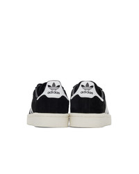 adidas Originals Black Nubuck Campus Sneakers