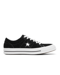 Converse Black Suede One Star Ox Sneakers