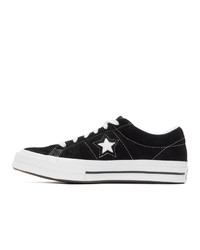 Converse Black Suede One Star Sneakers