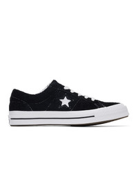 Converse Black Suede One Star Sneakers