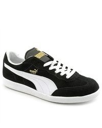 Puma Liga Black Suede Sneakers Shoes Uk 12