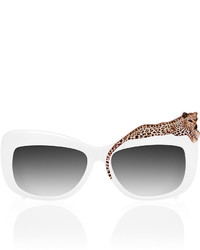 Karlsson Anna Karin Rose Et La Mer Leopard Sunglasses White