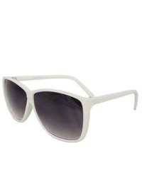 Apopo Int'l White Square Fashion Sunglasses