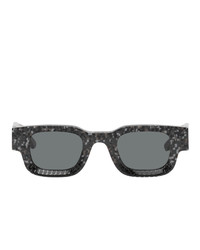 Rhude Black And Grey Thierry Lasry Edition Rhevision 668 Sunglasses