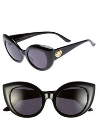 Crap Eyewear The Diamond Brunch 55mm Sunglasses Gloss Purple Glitter