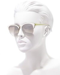 Christian Dior Dior Clubmaster Round 65mm Metal Sunglasses