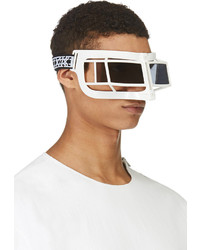 Linda Farrow Ktz White Mask Edition Sunglasses