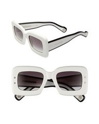 Marc Jacobs 50mm Retro Sunglasses White One Size