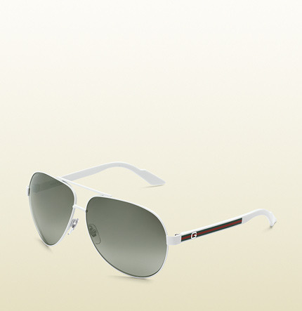 Exert bestyrelse Odds Gucci Medium Aviator Sunglasses With G Detail And Web On Temple, $265 |  Gucci | Lookastic