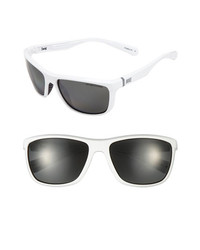 Nike Swag 60mm Polarized Sunglasses White One Size