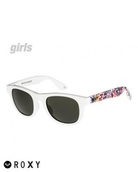 Roxy Girls Little Blondie Sunglasses White Flowergrey