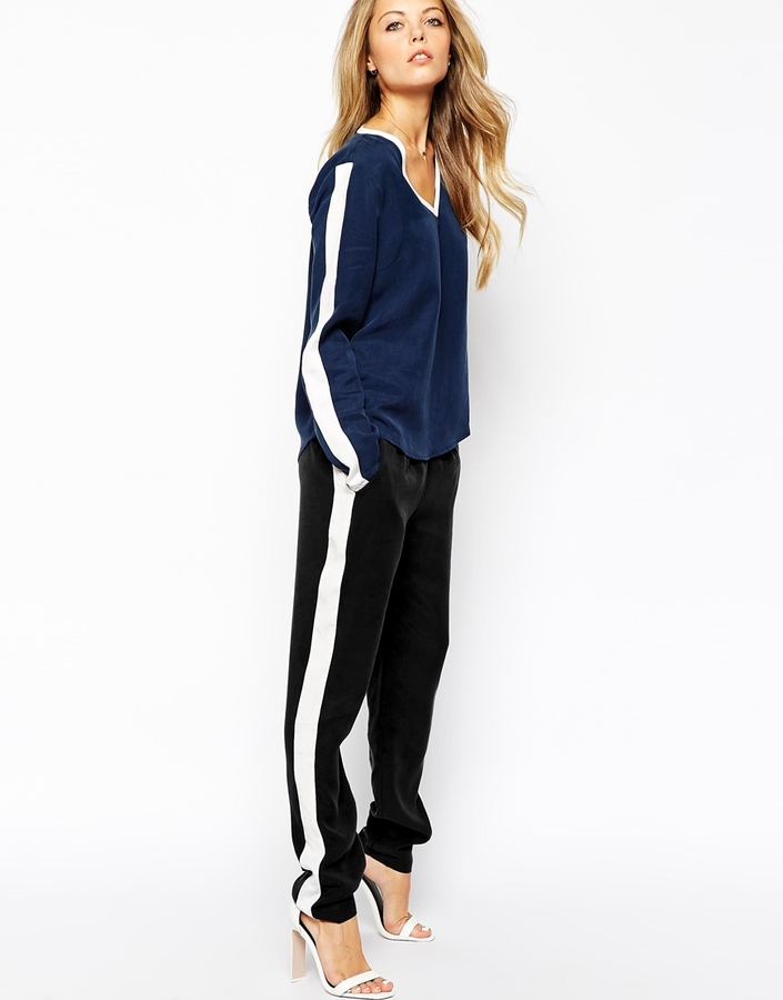 whistles side stripe jogger