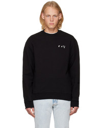 Off-White Black Crewneck Sweatshirt